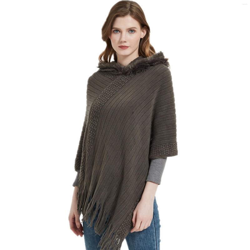Scarves 2022 Winter Warm Knitted Ponchos For Women Solid Stripe Shawls Luxury Caps Tassel Pashmina Wraps Autumn Ladies Sweater
Scarves 2022 Winter Warm Knitted Ponchos For Women Solid Stripe Shawls Luxury Caps Tassel Pashmina Wraps Autumn Ladies Sweater