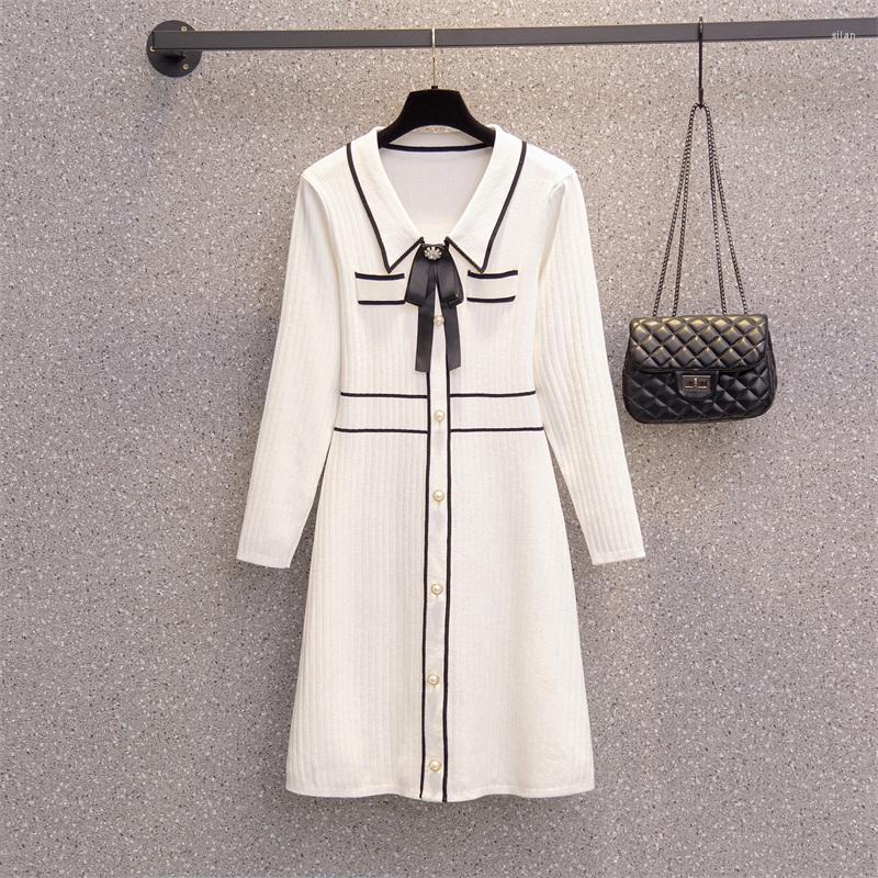 Casual Dresses Women Knitted Winter Elegant Party Dress Long Sleeve Chic Pearl Single Breasted Ladies A Line Mini Robe Clothes, Black
Casual Dresses Women Knitted Winter Elegant Party Dress Long Sleeve Chic Pearl Single Breasted Ladies A Line Mini Robe Clothes, Black