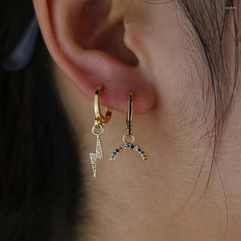 Dangle Earrings Trendy Exquisite Bling CZ Moon Star Universe Copper Gold Oorbellen Color Girl Female Party Pendientes Mujer
Dangle Earrings Trendy Exquisite Bling CZ Moon Star Universe Copper Gold Oorbellen Color Girl Female Party Pendientes Mujer