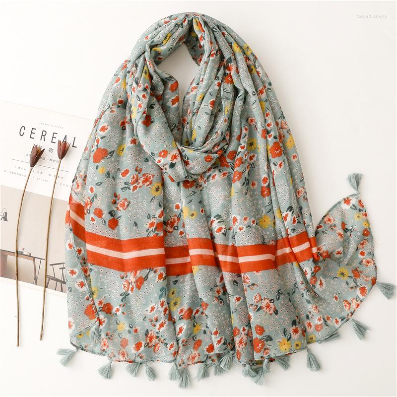 Scarves VISROVER Green Floral Scarf For Women Girl Beach Dress Top Lady Red Flower Print Hijab Wrap Sun Protection Spring Shawl
Scarves VISROVER Green Floral Scarf For Women Girl Beach Dress Top Lady Red Flower Print Hijab Wrap Sun Protection Spring Shawl