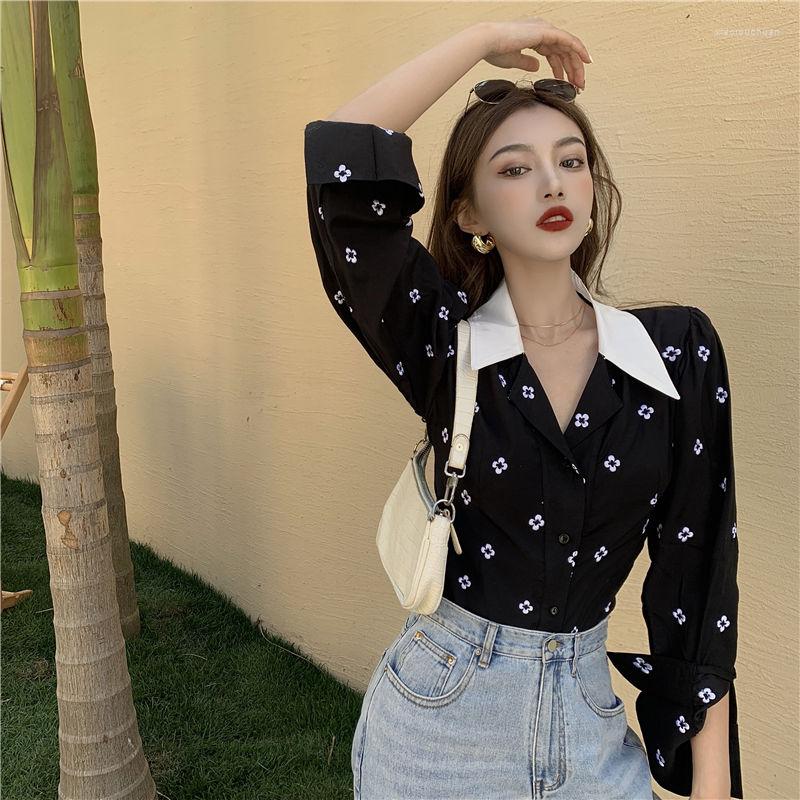 Women's Blouses EWSFV 2022 French Retro Print Floral Blouse Autumn Design Sense Niche Chiffon Shirt Temperament Long Sleeve, Black
Women's Blouses EWSFV 2022 French Retro Print Floral Blouse Autumn Design Sense Niche Chiffon Shirt Temperament Long Sleeve, Black