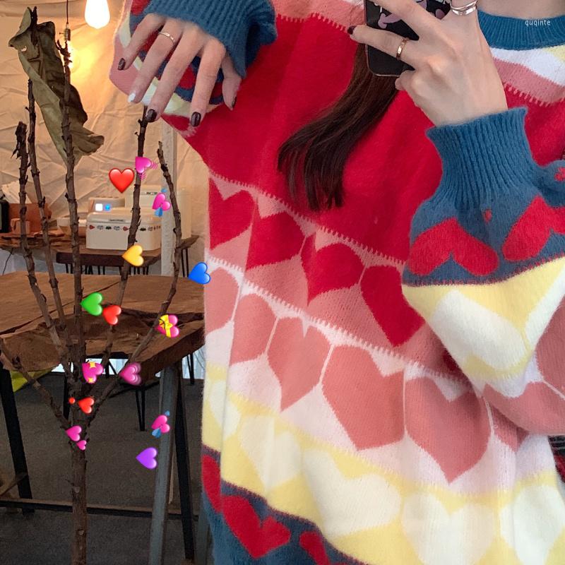 Women's Sweaters Red Japanese Retro Sweater Women Pullover Kawaii Contrast Color Winter Y2k Clothesfairy Grungechristmas Jersey
Women's Sweaters Red Japanese Retro Sweater Women Pullover Kawaii Contrast Color Winter Y2k Clothesfairy Grungechristmas Jersey