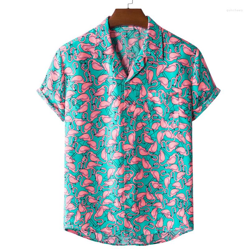 Men's Casual Shirts Flamingo Men Short Sleeve Print Mens Aloha Shirt Beach Holiday Hawaiian Camisas Summer Brand Cosy Camisa, Xh37
Men's Casual Shirts Flamingo Men Short Sleeve Print Mens Aloha Shirt Beach Holiday Hawaiian Camisas Summer Brand Cosy Camisa, Xh37