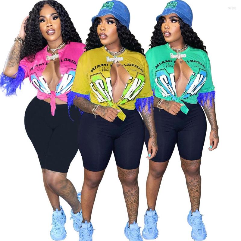 Women' Tracksuits Womens Fashion Letter Print Fringe Short Sleeve Shirts Shorts Set Sexy 2 Piece Night Club Outfits Two Woman Tracksuit, Yellow
Women' Tracksuits Womens Fashion Letter Print Fringe Short Sleeve Shirts Shorts Set Sexy 2 Piece Night Club Outfits Two Woman Tracksuit, Yellow