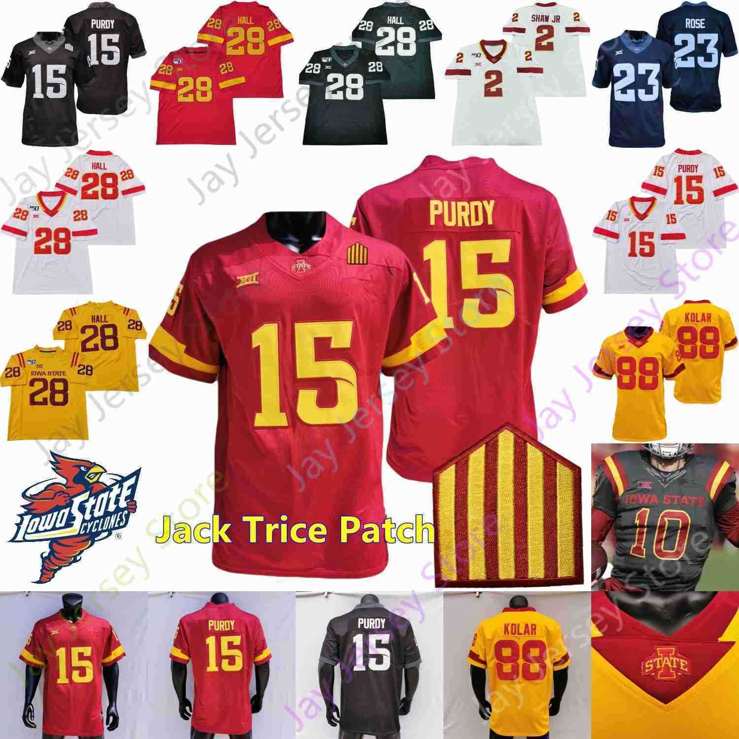 American College Football Wear Iowa State Cyclones ISU Football Jersey NCAA Brock Purdy Breece Hall Xavier Hutchinson Hunter Dekkers Jirehl Brock Reeder, Red vi
American College Football Wear Iowa State Cyclones ISU Football Jersey NCAA Brock Purdy Breece Hall Xavier Hutchinson Hunter Dekkers Jirehl Brock Reeder, Red vi