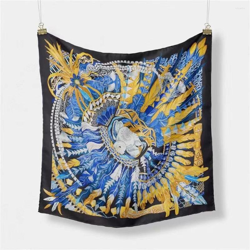 Scarves 53CM Women Feather Print Twill Silk Square Female Small Foulard Neckerchief Bandana Girls Fashion Head Hijab Accessories
Scarves 53CM Women Feather Print Twill Silk Square Female Small Foulard Neckerchief Bandana Girls Fashion Head Hijab Accessories