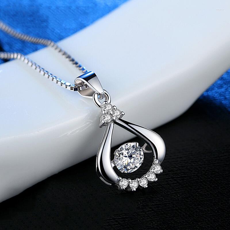 Pendant Necklaces S925 Sterling Silver Fashion Drop-shaped Necklace Party Birthday Gift Women Jewelry
Pendant Necklaces S925 Sterling Silver Fashion Drop-shaped Necklace Party Birthday Gift Women Jewelry