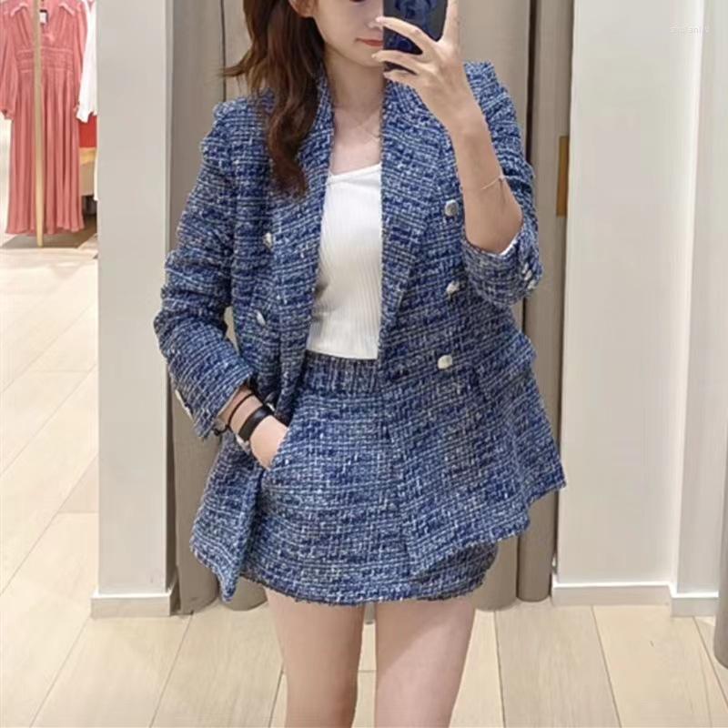 Women' Suits Elegant Double Breasted Suit Coats For Women Vintage Lapel Long Sleeve Winter Blazer Coat Office Lady Tweed Blazers, Shorts
Women' Suits Elegant Double Breasted Suit Coats For Women Vintage Lapel Long Sleeve Winter Blazer Coat Office Lady Tweed Blazers, Shorts