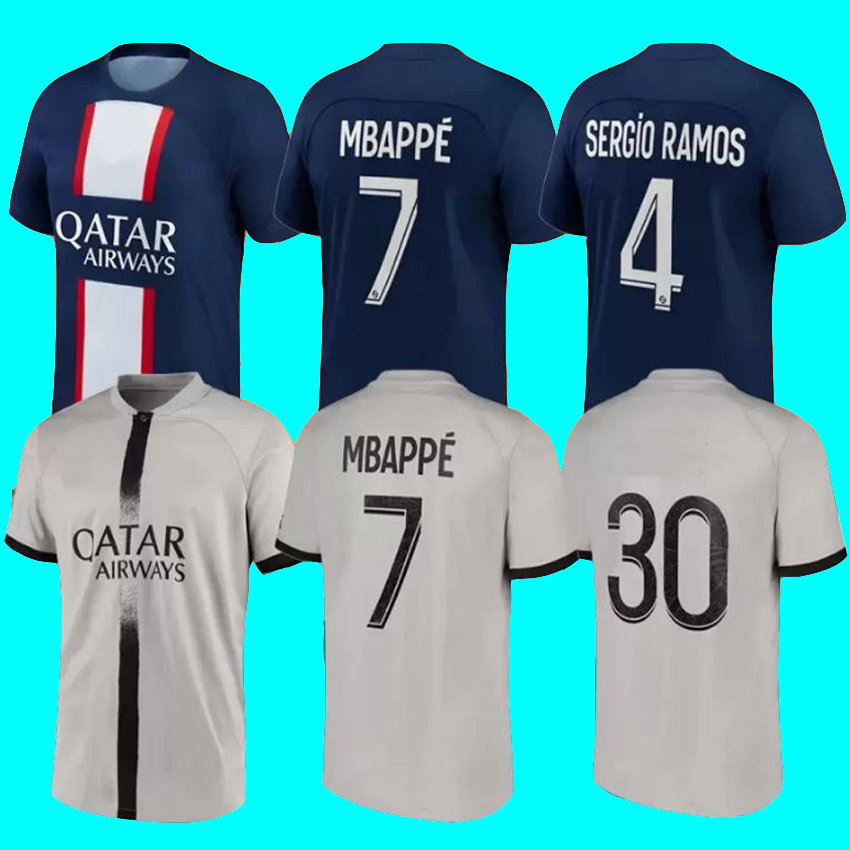 22 23 PSGs MBAPPE Soccer Jersey tee shirts 2022 2023 SERGIO RAMOS MARQUINHOS VERRATTI KIMPEMBE Maillots De Football Shirt ICARDI DI MARIA DRAXLER Kids Kit Uniforms, 22 away
22 23 PSGs MBAPPE Soccer Jersey tee shirts 2022 2023 SERGIO RAMOS MARQUINHOS VERRATTI KIMPEMBE Maillots De Football Shirt ICARDI DI MARIA DRAXLER Kids Kit Uniforms, 22 away