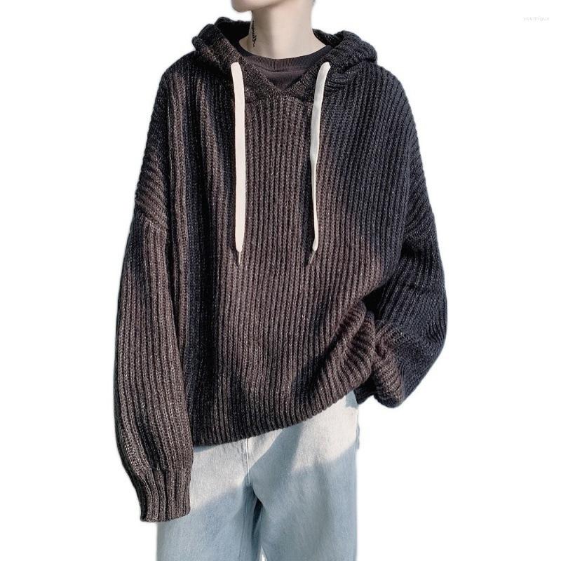 Men's Sweaters Men's Hooded Sweater Pullover Knitted Oversize Streetwear Korean Fashion Loose Fit Long Sleeve Shirts, Black
Men's Sweaters Men's Hooded Sweater Pullover Knitted Oversize Streetwear Korean Fashion Loose Fit Long Sleeve Shirts, Black