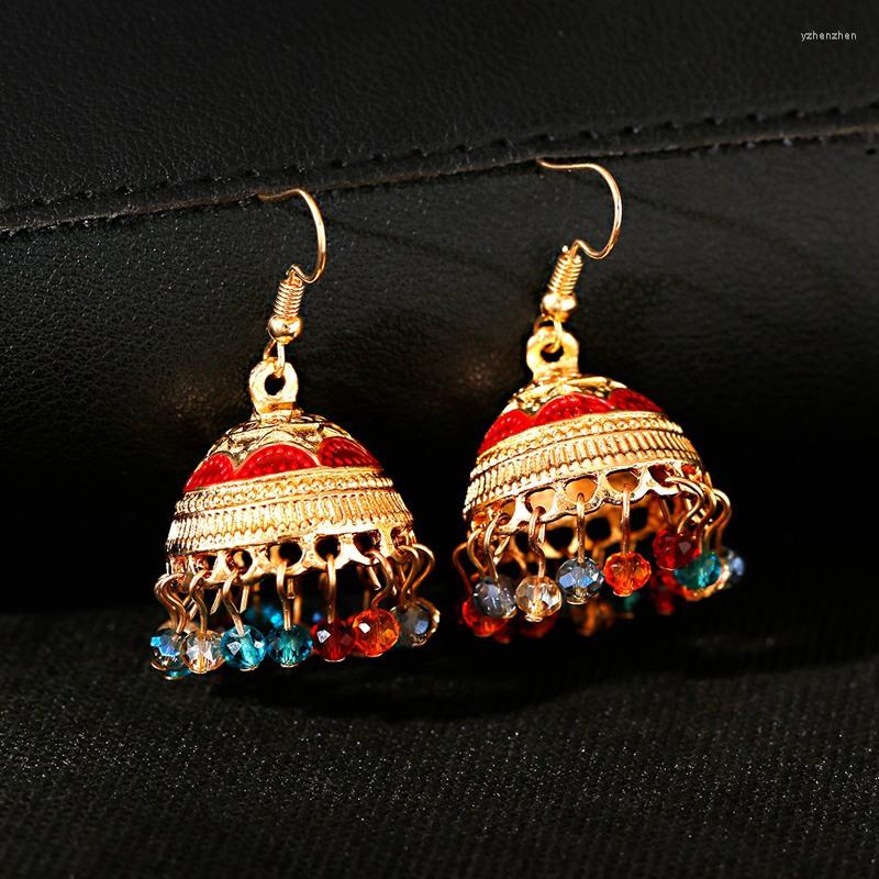 Dangle Earrings Ethnic Boho Beads Jhumka Womens 2022 Vintage Turkish Gold Color Carved Alloy Bollywood Bell
Dangle Earrings Ethnic Boho Beads Jhumka Womens 2022 Vintage Turkish Gold Color Carved Alloy Bollywood Bell