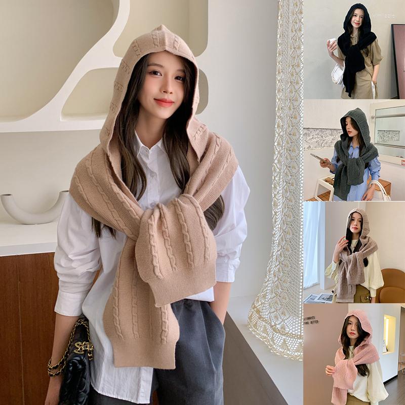 Scarves Hooded Scarf Autumn Winter Hat Sets Unisex Soft Shawls And Wraps Thick Gifts Head Warm Accessories
Scarves Hooded Scarf Autumn Winter Hat Sets Unisex Soft Shawls And Wraps Thick Gifts Head Warm Accessories