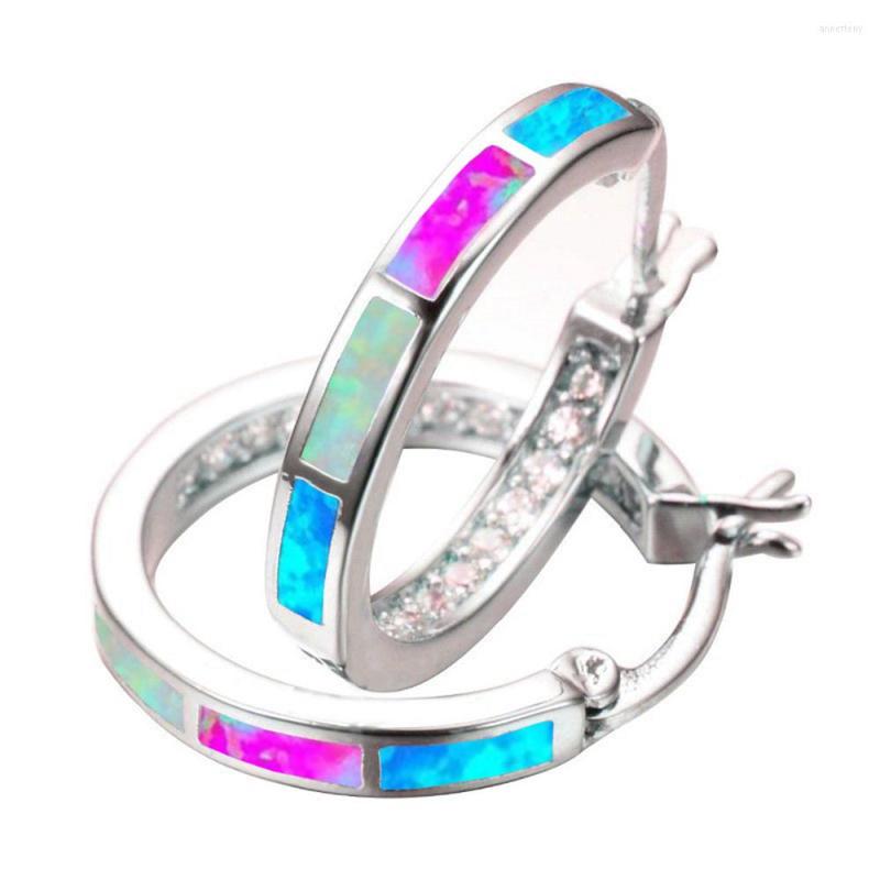 Hoop Earrings 6 Color Alloy Man-Made Fire Opal Round Fashion Men's And Women's Wedding Party Festival
Hoop Earrings 6 Color Alloy Man-Made Fire Opal Round Fashion Men's And Women's Wedding Party Festival