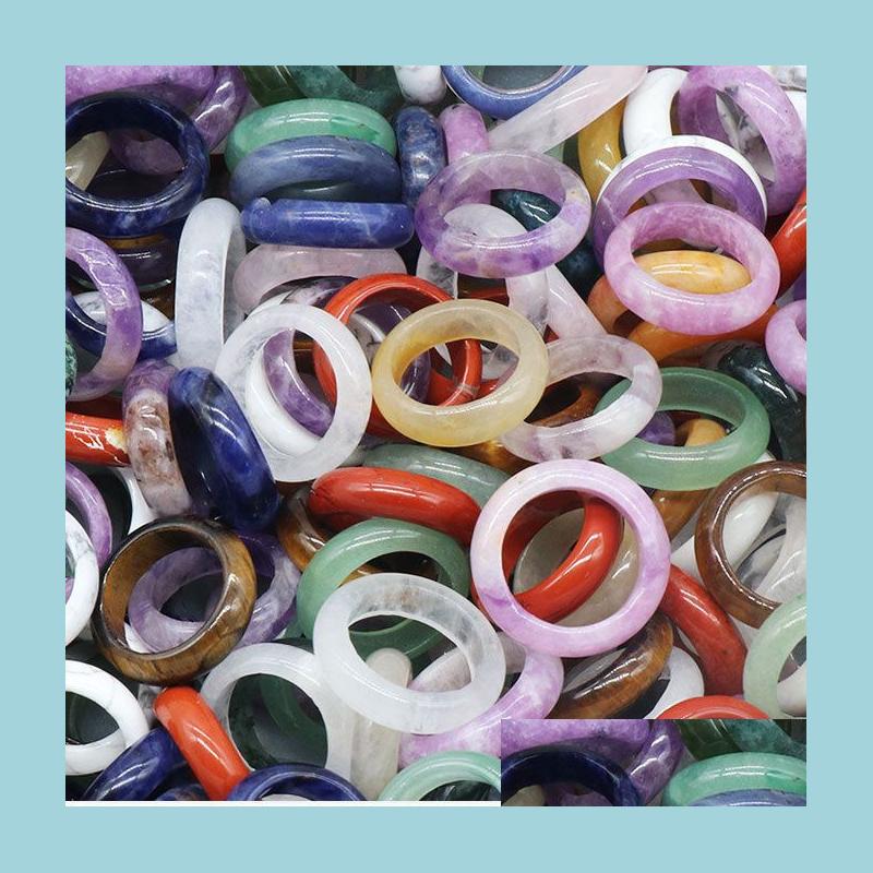 Band Rings Size 16 17Mm Wide 5Mm Band Rose Crystal Quartz Agates Red Stone Rings Topaz Sodalite Kallaite Tigers Eye Women Wedding Fi Dh7C6
Band Rings Size 16 17Mm Wide 5Mm Band Rose Crystal Quartz Agates Red Stone Rings Topaz Sodalite Kallaite Tigers Eye Women Wedding Fi Dh7C6