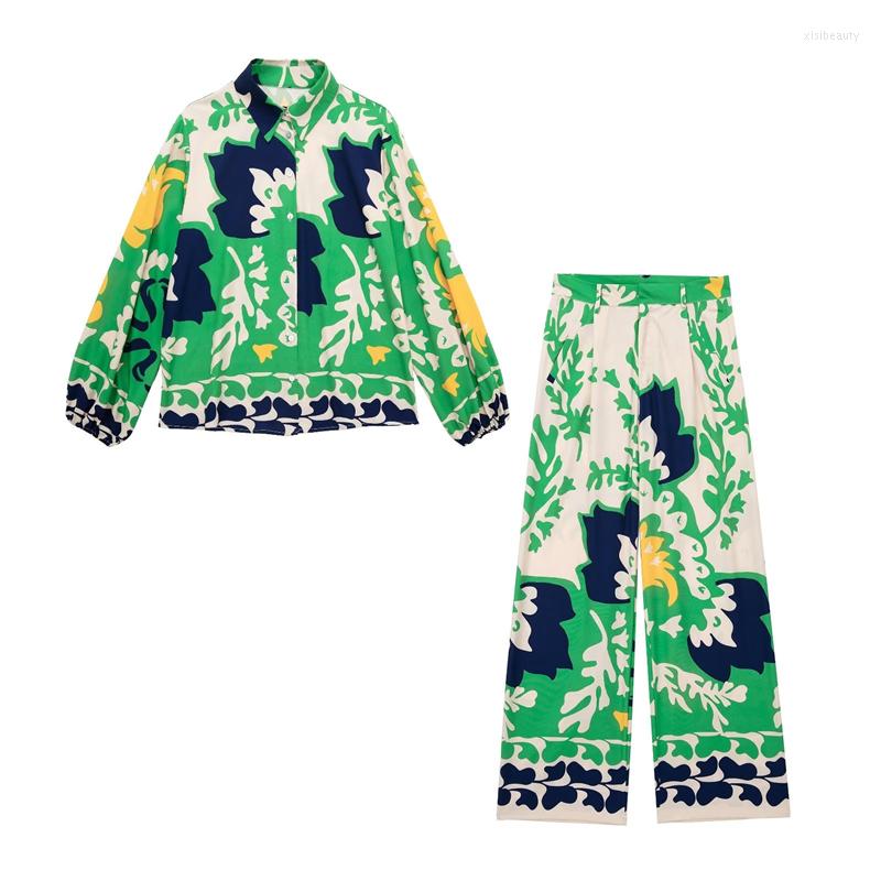 Women's Two Piece Pants 2022 Women's Fall Lapel Puff Sleeves Printed Shirts High Waist Wide Leg Casual Suits, Shirt
Women's Two Piece Pants 2022 Women's Fall Lapel Puff Sleeves Printed Shirts High Waist Wide Leg Casual Suits, Shirt
