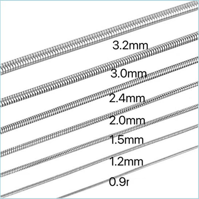 Chains Stainless Steel Snake Chain 2 0Mm 4Mm M 3 2Mm Womens Choker Link Necklace For Men Hiphop Jewelry Making Gift Drop Delivery Ne Dhyfq
Chains Stainless Steel Snake Chain 2 0Mm 4Mm M 3 2Mm Womens Choker Link Necklace For Men Hiphop Jewelry Making Gift Drop Delivery Ne Dhyfq