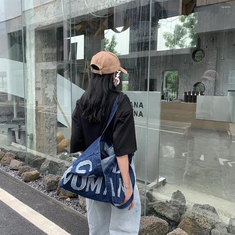 Evening Bags Korean Version Of Ins Personalized Artistic Retro Large Capacity One Shoulder Bag Portable Letter Denim, Blue
Evening Bags Korean Version Of Ins Personalized Artistic Retro Large Capacity One Shoulder Bag Portable Letter Denim, Blue