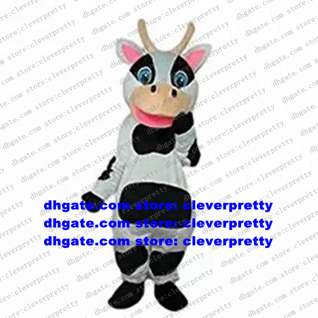 White Black Cow Bossy Cattle Calf Mascot Costume Adult Cartoon Character Sports Events Inauguration Anniversaries zx2708, As in photos
White Black Cow Bossy Cattle Calf Mascot Costume Adult Cartoon Character Sports Events Inauguration Anniversaries zx2708, As in photos