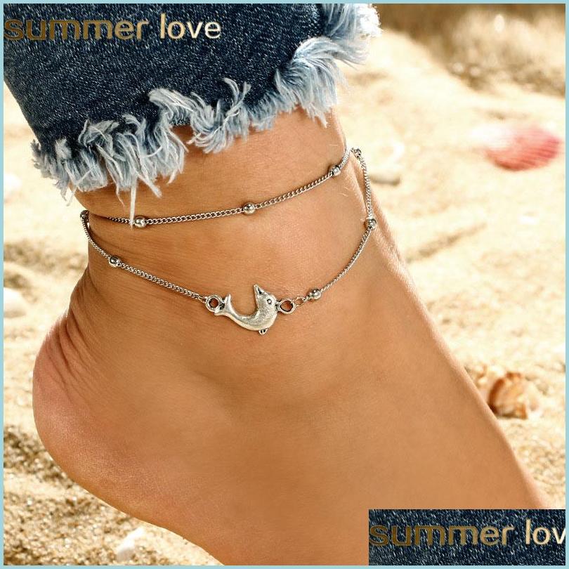 Anklets Dolphin Ankle Sier Beads Anklets Bohemian Charm Elegant Layered Bead Chain Bracelets Foot Jewelry Sandals Gift Drop Delivery Dhef9
Anklets Dolphin Ankle Sier Beads Anklets Bohemian Charm Elegant Layered Bead Chain Bracelets Foot Jewelry Sandals Gift Drop Delivery Dhef9