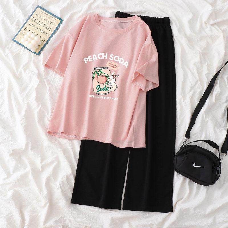 Women' Two Piece Pants Women Tracksuits Summer Korean Fashion 2 Sets Womens Outfits Short Sleeve Tops Wide Leg Set Two-Piece Suit X271, Blue
Women' Two Piece Pants Women Tracksuits Summer Korean Fashion 2 Sets Womens Outfits Short Sleeve Tops Wide Leg Set Two-Piece Suit X271, Blue