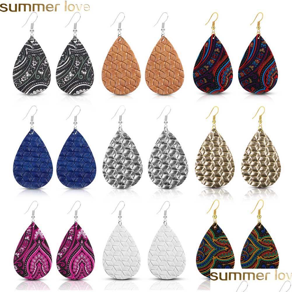 Charm New Trendy Printing Water Drop Leather Earrings For Women Fashion Colorf Bohemian Statement Teardrop Earring Jewelry Gifts Deli Dhikz
Charm New Trendy Printing Water Drop Leather Earrings For Women Fashion Colorf Bohemian Statement Teardrop Earring Jewelry Gifts Deli Dhikz