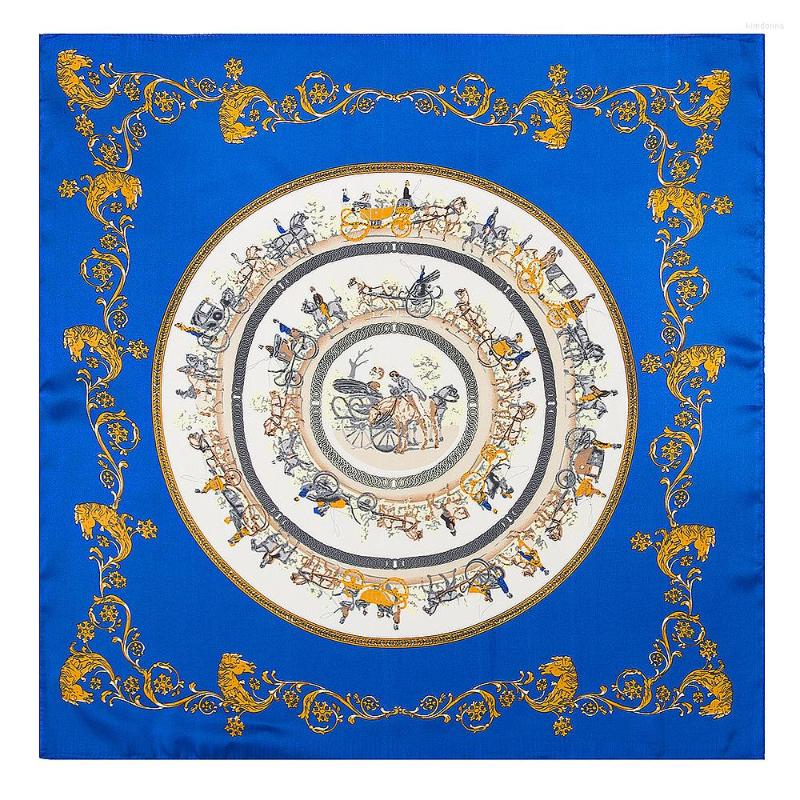 Scarves 58cm Silk Women Handkerchief Euro Design Headband Carrige Horse Circle Printed Luxurious Small Square Soft Thin Scarf
Scarves 58cm Silk Women Handkerchief Euro Design Headband Carrige Horse Circle Printed Luxurious Small Square Soft Thin Scarf