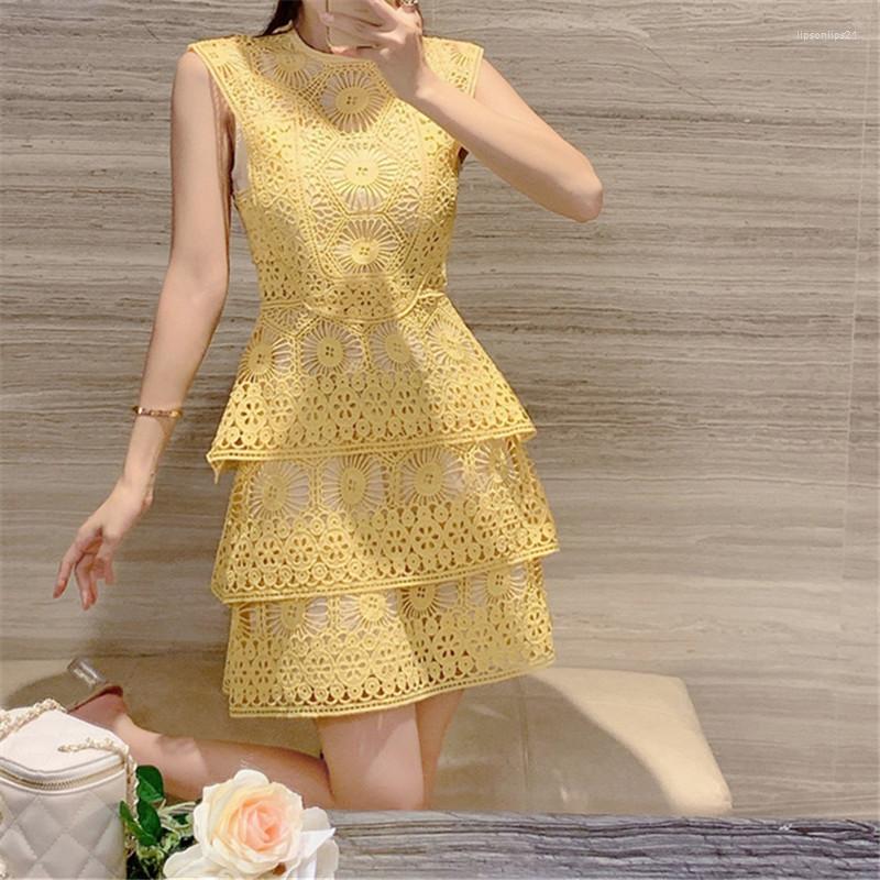 Casual Dresses High Waist Birthday For Women 2022 Solid Yellow Cake Dress Sleeveless Summer Lace Embroidery Evening Party Woman, Camel
Casual Dresses High Waist Birthday For Women 2022 Solid Yellow Cake Dress Sleeveless Summer Lace Embroidery Evening Party Woman, Camel