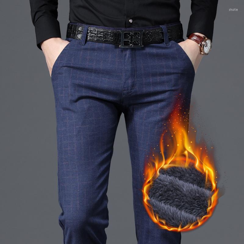 Men's Pants Fleece Men's Winter Thicker Straight Stretch Plaid Fashion Casual Business Trousers Male Brand Clothing Blue Black, Black fleece
Men's Pants Fleece Men's Winter Thicker Straight Stretch Plaid Fashion Casual Business Trousers Male Brand Clothing Blue Black, Black fleece