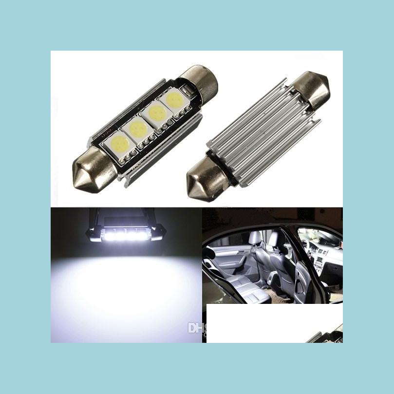 Car Bulbs 100X 42Mm C5W 5050 Smd 4 Led Canbus Error White Car Interior Festoon Dome Bb Light Dc12V Drop Delivery Mobiles Motorcycles Dh8Yh
Car Bulbs 100X 42Mm C5W 5050 Smd 4 Led Canbus Error White Car Interior Festoon Dome Bb Light Dc12V Drop Delivery Mobiles Motorcycles Dh8Yh