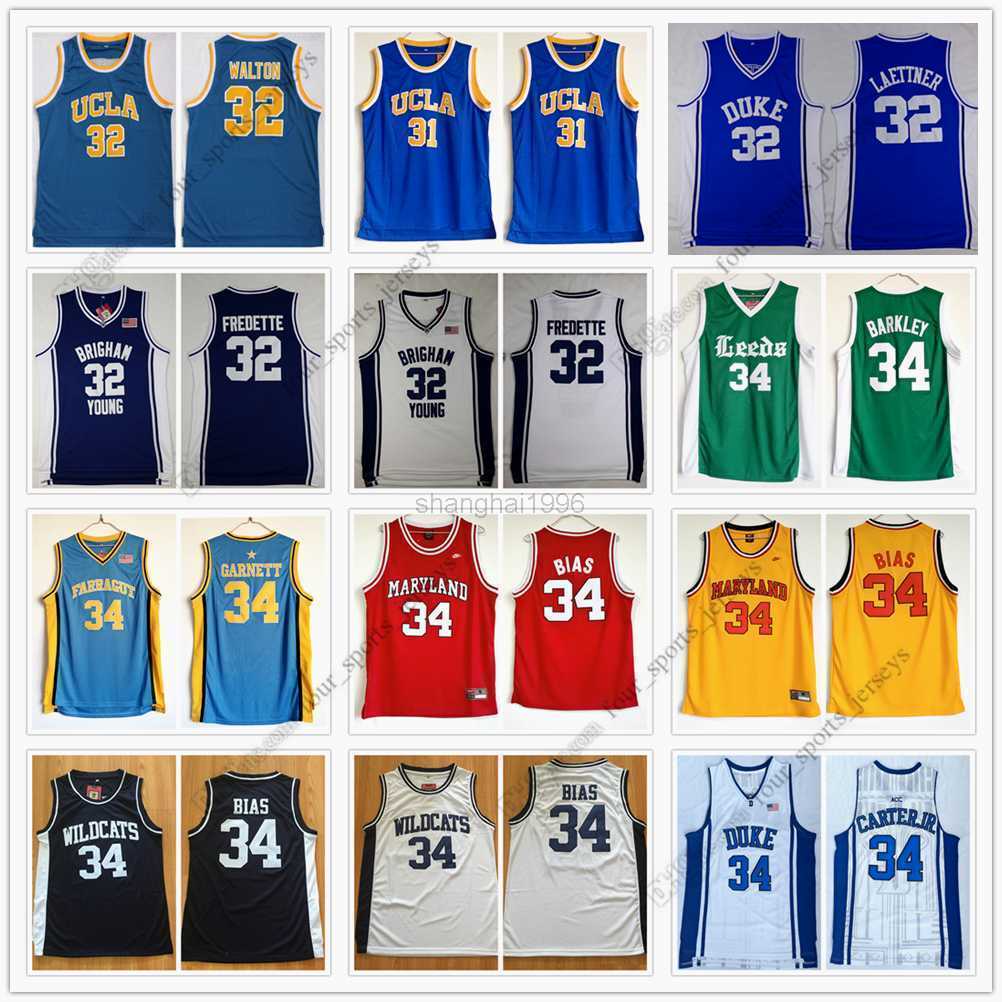College Basketball Wears NCAA Basketball Jersey Miller Bill Walton Christian Laettner Jimmer Fredette Charles Barkley Kevin Garnett Len Carter Allen, Picture
College Basketball Wears NCAA Basketball Jersey Miller Bill Walton Christian Laettner Jimmer Fredette Charles Barkley Kevin Garnett Len Carter Allen, Picture