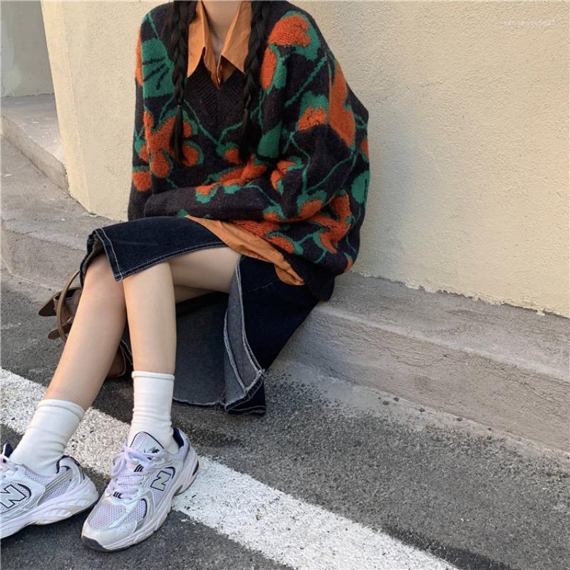 Women' Sweaters Women Clothing 2022 Spring Autumn Sweater Regular V Neck LOOSE Casual Floral Pullover Fashionable Oversized For
Women' Sweaters Women Clothing 2022 Spring Autumn Sweater Regular V Neck LOOSE Casual Floral Pullover Fashionable Oversized For