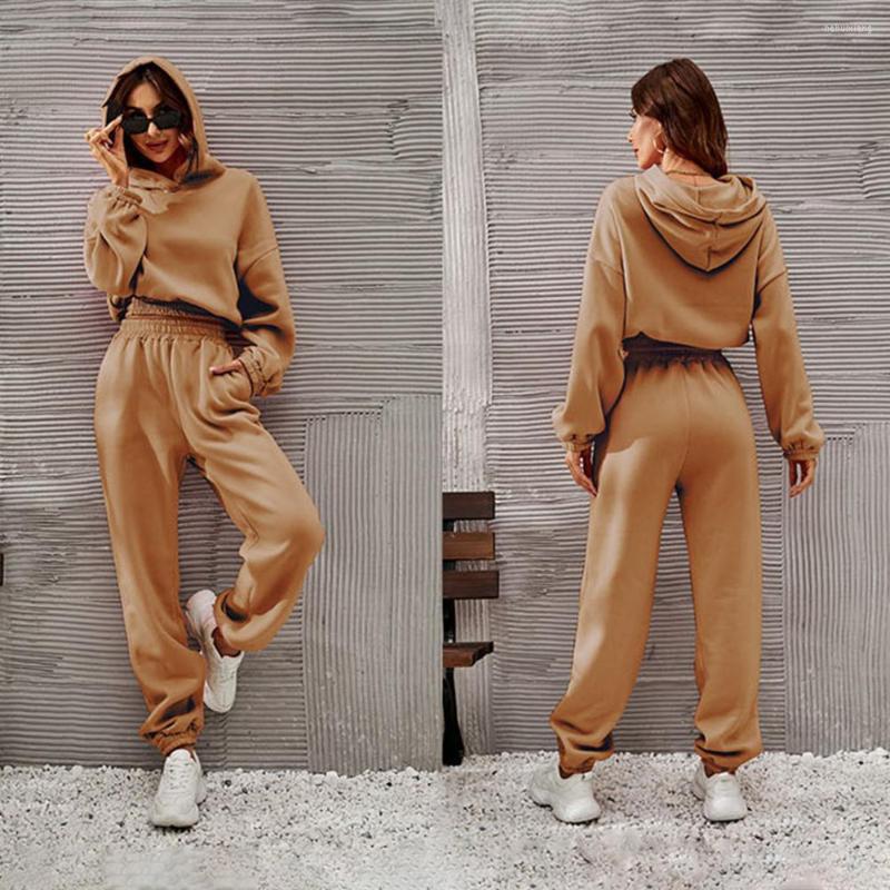 Women' Two Piece Pants Women' Tracksuits Long Sleeve Hoodie Elastic Waist Pockets Straight Outfit Autumn Winter Hooded Cropped, Black
Women' Two Piece Pants Women' Tracksuits Long Sleeve Hoodie Elastic Waist Pockets Straight Outfit Autumn Winter Hooded Cropped, Black