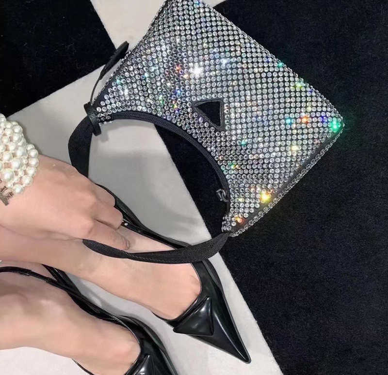 2022 Party Bag Diamonds Shoulder Bags Handbags Luxurys Designers Half Moon Hobo all-match Sequined Designers Purses Crossbody Backpack, Style 4
2022 Party Bag Diamonds Shoulder Bags Handbags Luxurys Designers Half Moon Hobo all-match Sequined Designers Purses Crossbody Backpack, Style 4