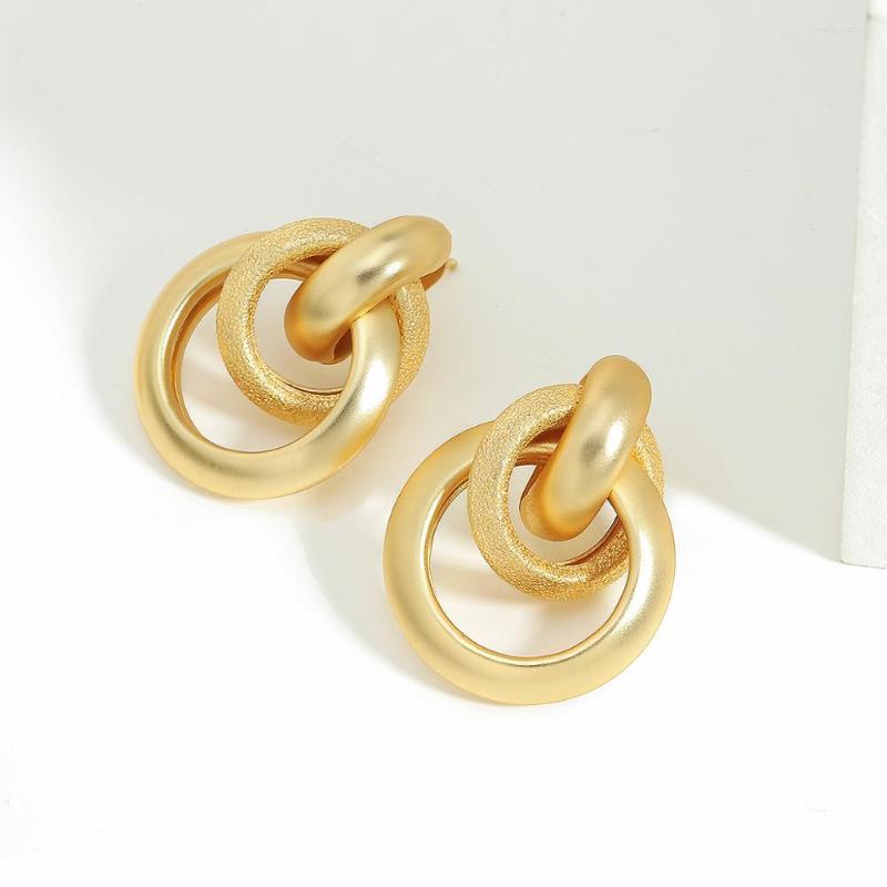 Dangle Earrings AENSOA Vinatge Matte Gold Color Knot Big Drop For Women Minimalist Twisted Large Stud Punk Party Jewelry Gift
Dangle Earrings AENSOA Vinatge Matte Gold Color Knot Big Drop For Women Minimalist Twisted Large Stud Punk Party Jewelry Gift