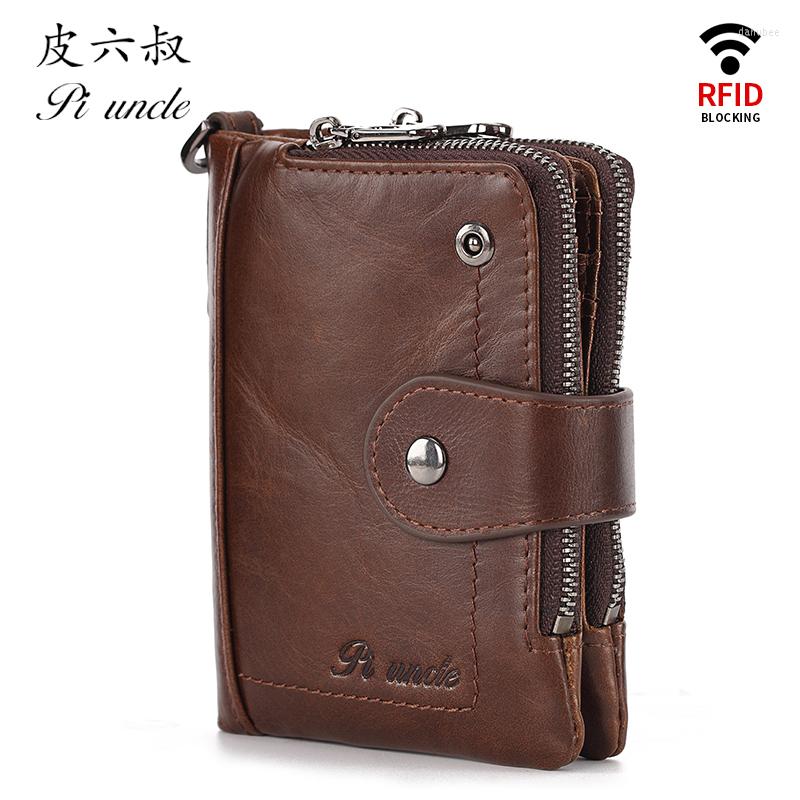 Wallets Fashion Male Wallet Genuine Leather Thin Hasp Double Zipper Design Coin Purse ID Card Holder Short For Men, Coffee
Wallets Fashion Male Wallet Genuine Leather Thin Hasp Double Zipper Design Coin Purse ID Card Holder Short For Men, Coffee