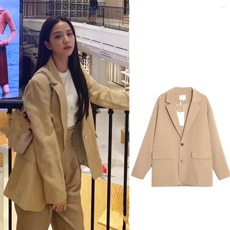 Women's Jackets Kpop Korean Celebrity Ladies British Style Coats Elegant Solid Color Jacket Women High Street Fashion Long Sleeves, Black
Women's Jackets Kpop Korean Celebrity Ladies British Style Coats Elegant Solid Color Jacket Women High Street Fashion Long Sleeves, Black