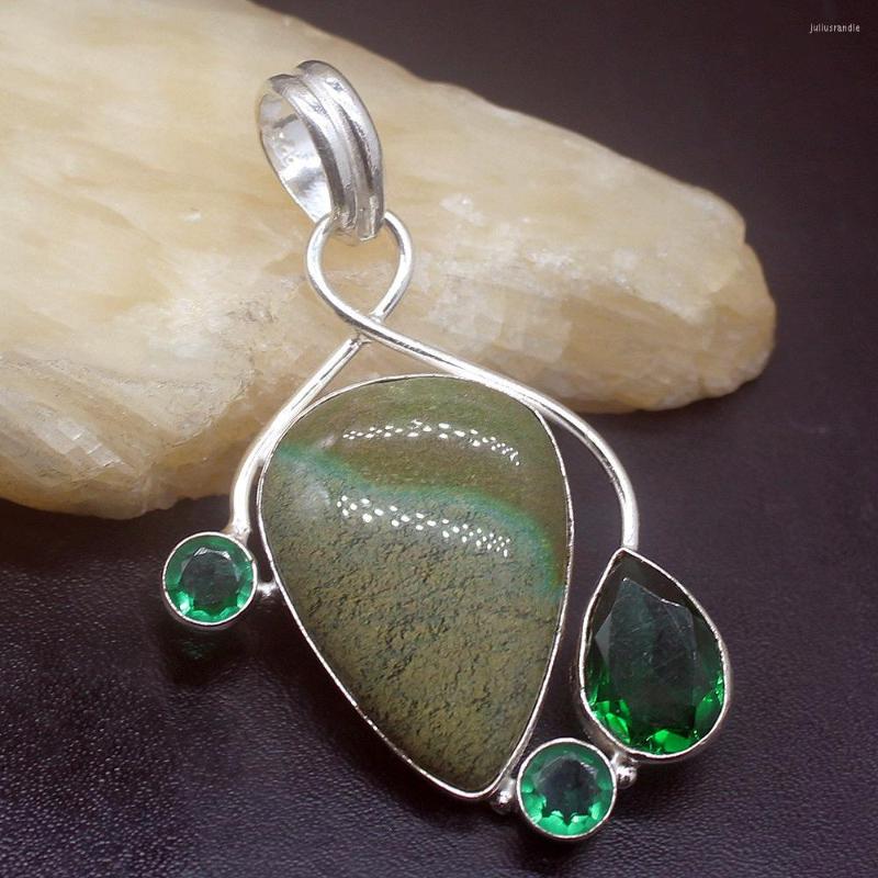 Pendant Necklaces Gemstonefactory Jewelry Big Promotion 925 Silver Fancy Jasper Green Topaz Peridot Women Ladies Gifts Necklace 0273
Pendant Necklaces Gemstonefactory Jewelry Big Promotion 925 Silver Fancy Jasper Green Topaz Peridot Women Ladies Gifts Necklace 0273