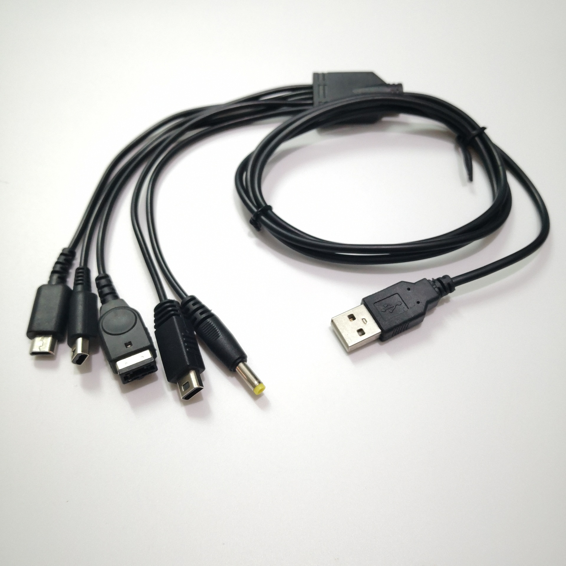1.2M Cable 5 In 1 USB Game Charger Cord Wire Fast Charging for Nintendo 3DS XL NDS Lite NDSI LL Wii U GBA PSP - view 7