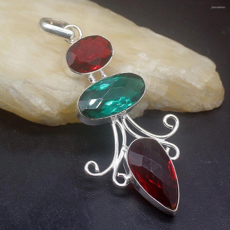 Pendant Necklaces Gemstonefactory Jewelry Big Promotion Single Unique 925 Silver Garnet Peridot Red Topaz Lady Women Necklace 20220224
Pendant Necklaces Gemstonefactory Jewelry Big Promotion Single Unique 925 Silver Garnet Peridot Red Topaz Lady Women Necklace 20220224