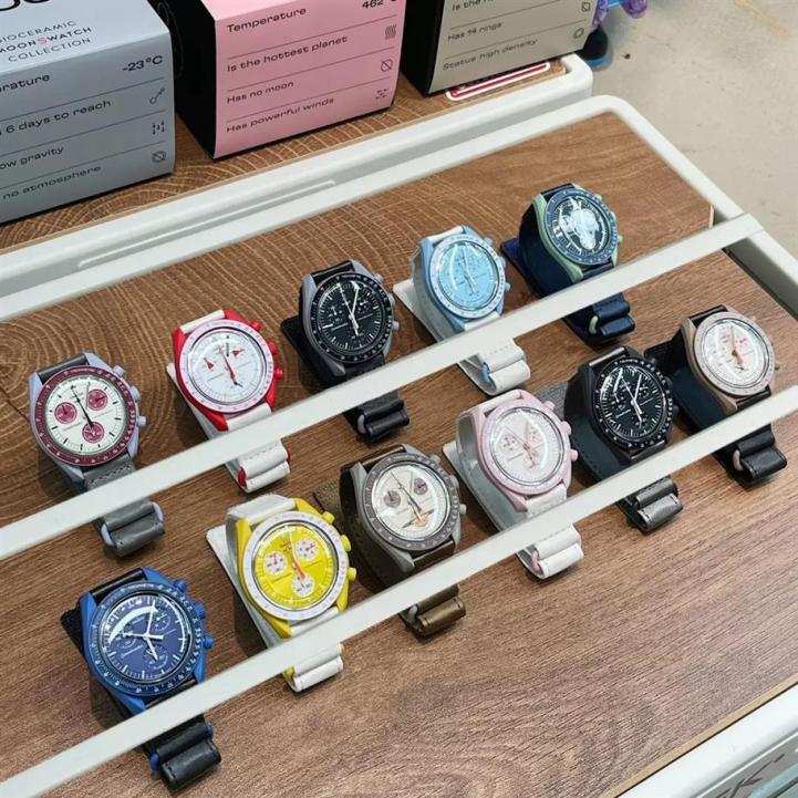 New AAA watch Automatic Quartz Watch Mens Ladies Waterproof Luminous High Quality Leather Strap Wristwatches Moonswatch WITH BOX275329885, Moon
New AAA watch Automatic Quartz Watch Mens Ladies Waterproof Luminous High Quality Leather Strap Wristwatches Moonswatch WITH BOX275329885, Moon