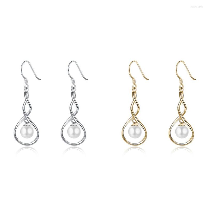 Dangle Earrings Exquisite Women Pearl Drop 925 Sterling Silver Twisted Pendant For Elegant Lady Girl Party Jewelry Love Gift
Dangle Earrings Exquisite Women Pearl Drop 925 Sterling Silver Twisted Pendant For Elegant Lady Girl Party Jewelry Love Gift
