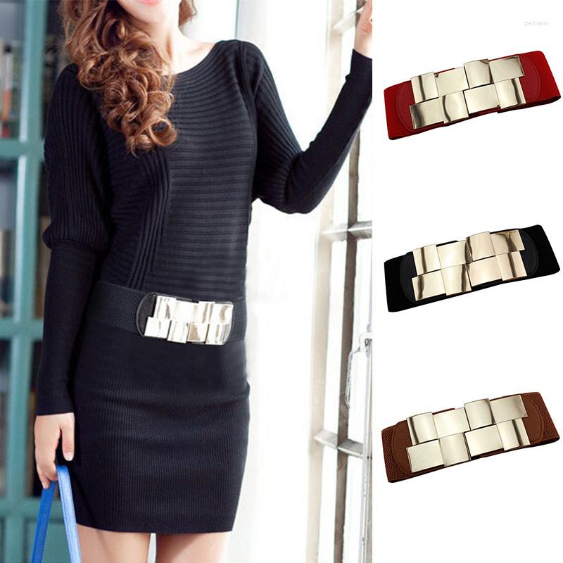 Belts 2022 Women High Waist Elastic Girdle For Ladies Fashion Brand Design Wide Waistband Metal Buckle Dresses Decoration, White
Belts 2022 Women High Waist Elastic Girdle For Ladies Fashion Brand Design Wide Waistband Metal Buckle Dresses Decoration, White