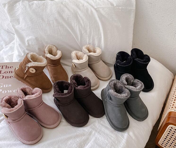 Snow Boots Warm Boots Classic Design U5991 Button Baby Boys Girls Kids Cowskin Sheepskin Keep Birthday Christmas Gifts Hot Sell, Light tan
Snow Boots Warm Boots Classic Design U5991 Button Baby Boys Girls Kids Cowskin Sheepskin Keep Birthday Christmas Gifts Hot Sell, Light tan