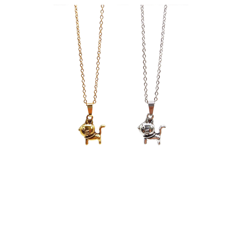 Fashion cute cat necklace retro style punk stainless steel pendant necklaces jewelry wholesale
Fashion cute cat necklace retro style punk stainless steel pendant necklaces jewelry wholesale