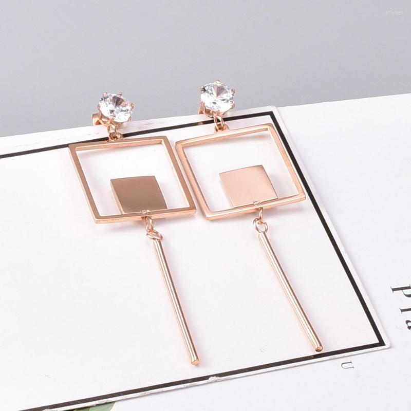 Dangle Earrings Piercing For Women Crystal Zircon Rose Gold Color Drop Earring Party Women's Fashion Jewelry Tassel
Dangle Earrings Piercing For Women Crystal Zircon Rose Gold Color Drop Earring Party Women's Fashion Jewelry Tassel