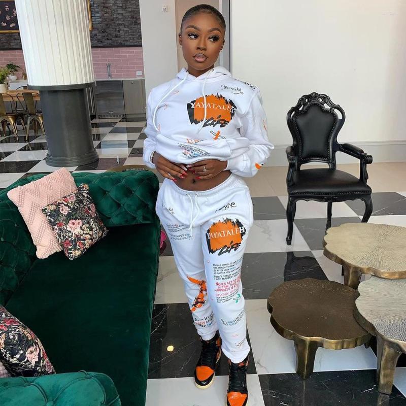 Women's Two Piece Pants DPSDE 2022 Ladies Autumn And Winter Fashion Printed Long Sleeve Hooded Sweater Sports Plush Casual 2 Set, White
Women's Two Piece Pants DPSDE 2022 Ladies Autumn And Winter Fashion Printed Long Sleeve Hooded Sweater Sports Plush Casual 2 Set, White