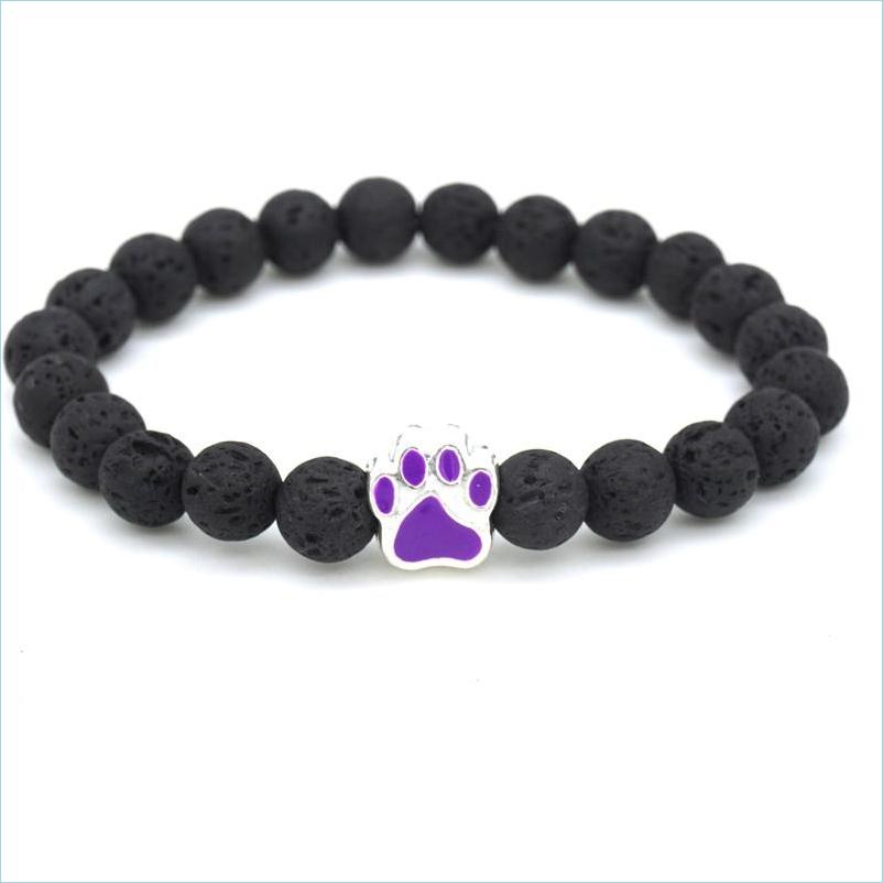 Beaded 10 Colors Dog Paw 8Mm Black Lava Stone Beads Strand Bracelet Essential Oil Diffuser Bracelets Volcanic Rock Footprint Beaded Dhzwd
Beaded 10 Colors Dog Paw 8Mm Black Lava Stone Beads Strand Bracelet Essential Oil Diffuser Bracelets Volcanic Rock Footprint Beaded Dhzwd