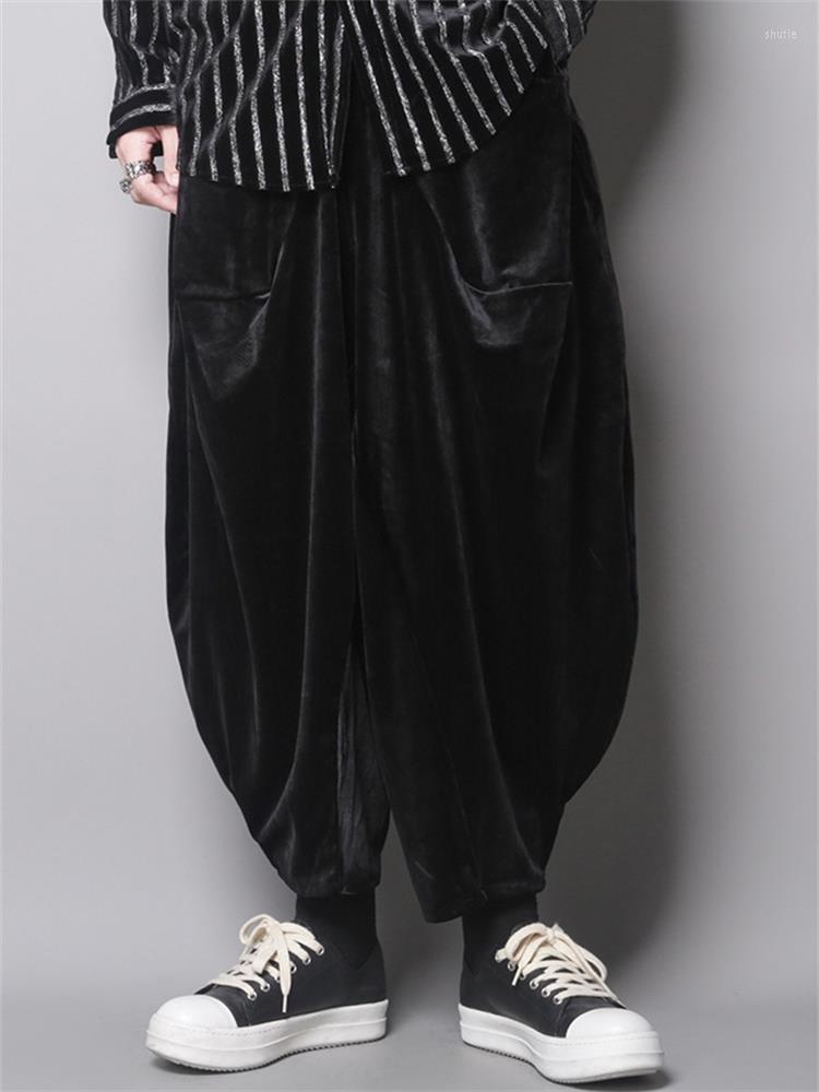 Men' Pants Men' Dark Crotch Design Hip Hop Street Harun Fashion Personality Leisure Nine Points Wide Leg, Black
Men' Pants Men' Dark Crotch Design Hip Hop Street Harun Fashion Personality Leisure Nine Points Wide Leg, Black