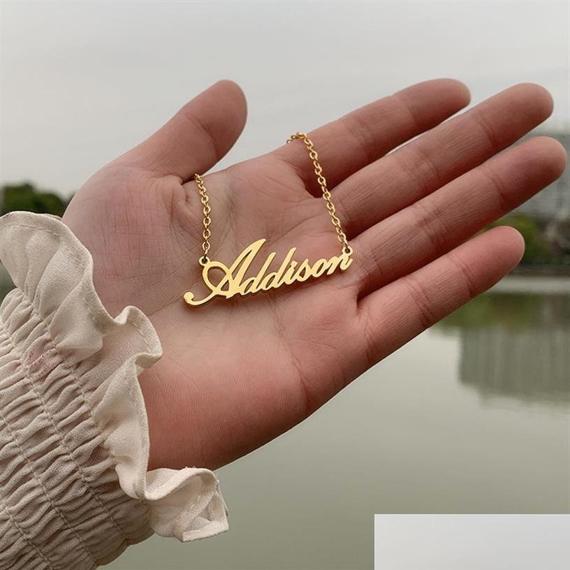 Pendant Necklaces Name Necklace Gold Color Stainless Steel Personalized Custom Necklaces Pendant New201V Drop Delivery 2021 Jewelry P Dh1Vy
Pendant Necklaces Name Necklace Gold Color Stainless Steel Personalized Custom Necklaces Pendant New201V Drop Delivery 2021 Jewelry P Dh1Vy