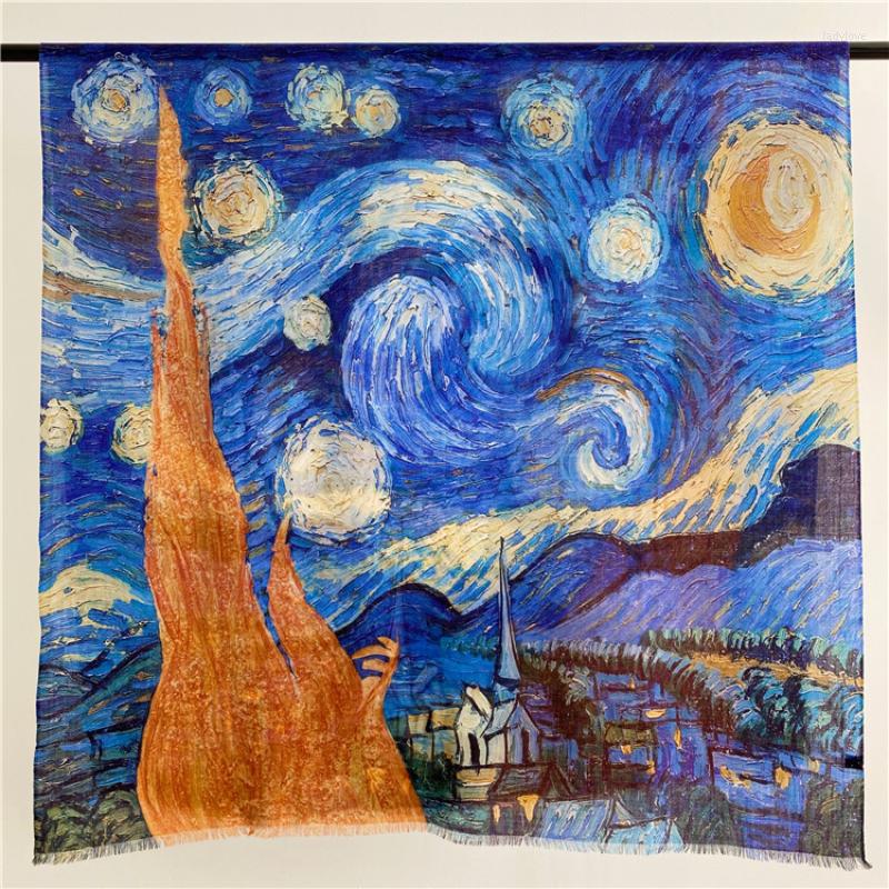 Scarves 100 200cm Luxury Wool Women Cashmere Scarf Oil Painting Stlye Long Shawl Neck Wraps
Scarves 100 200cm Luxury Wool Women Cashmere Scarf Oil Painting Stlye Long Shawl Neck Wraps